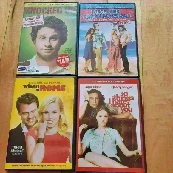 4- Romantic Comedy Movies / DVDs - Picture 1 of 2